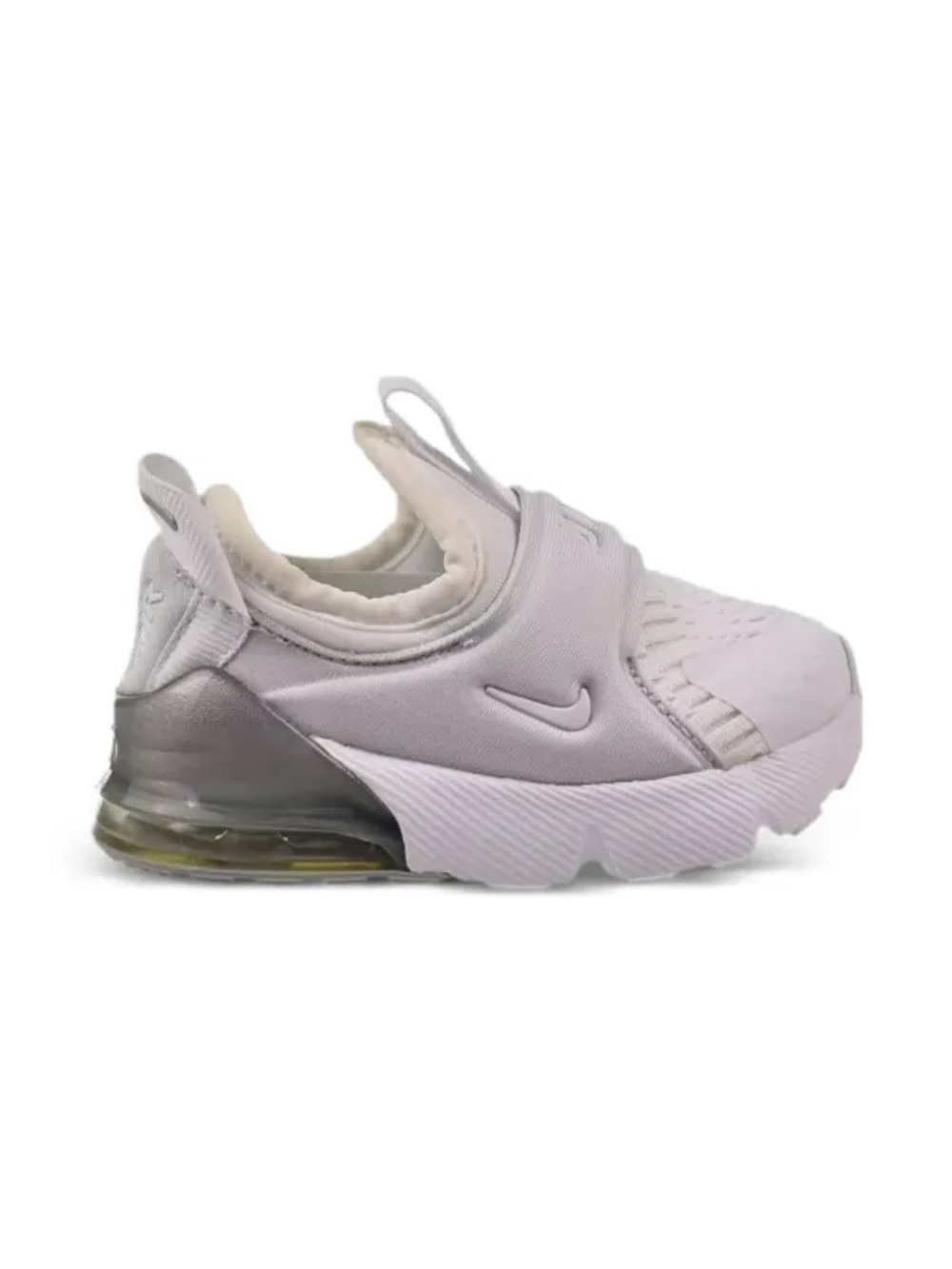 Nike Air Max 270 Extreme White Metallic Silver Toddler Shoes Size 5C